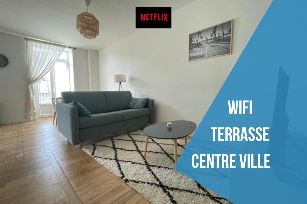 Superbe T2 Neuf Centre Ville Wifi Terrasse Netflix Périgueux Exteriör bild